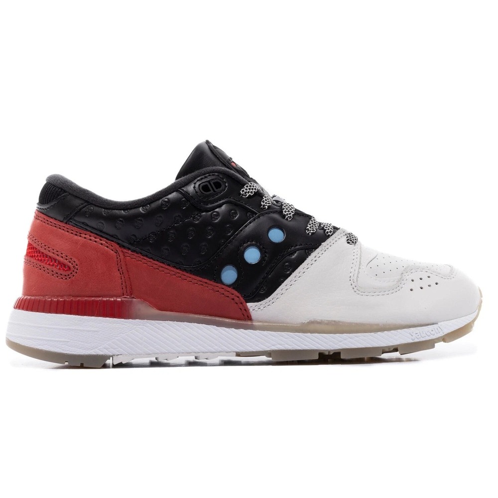 Men's Size 8- Saucony x Czarface Azura 'Czarcony' White Black Red Blue S70610-1